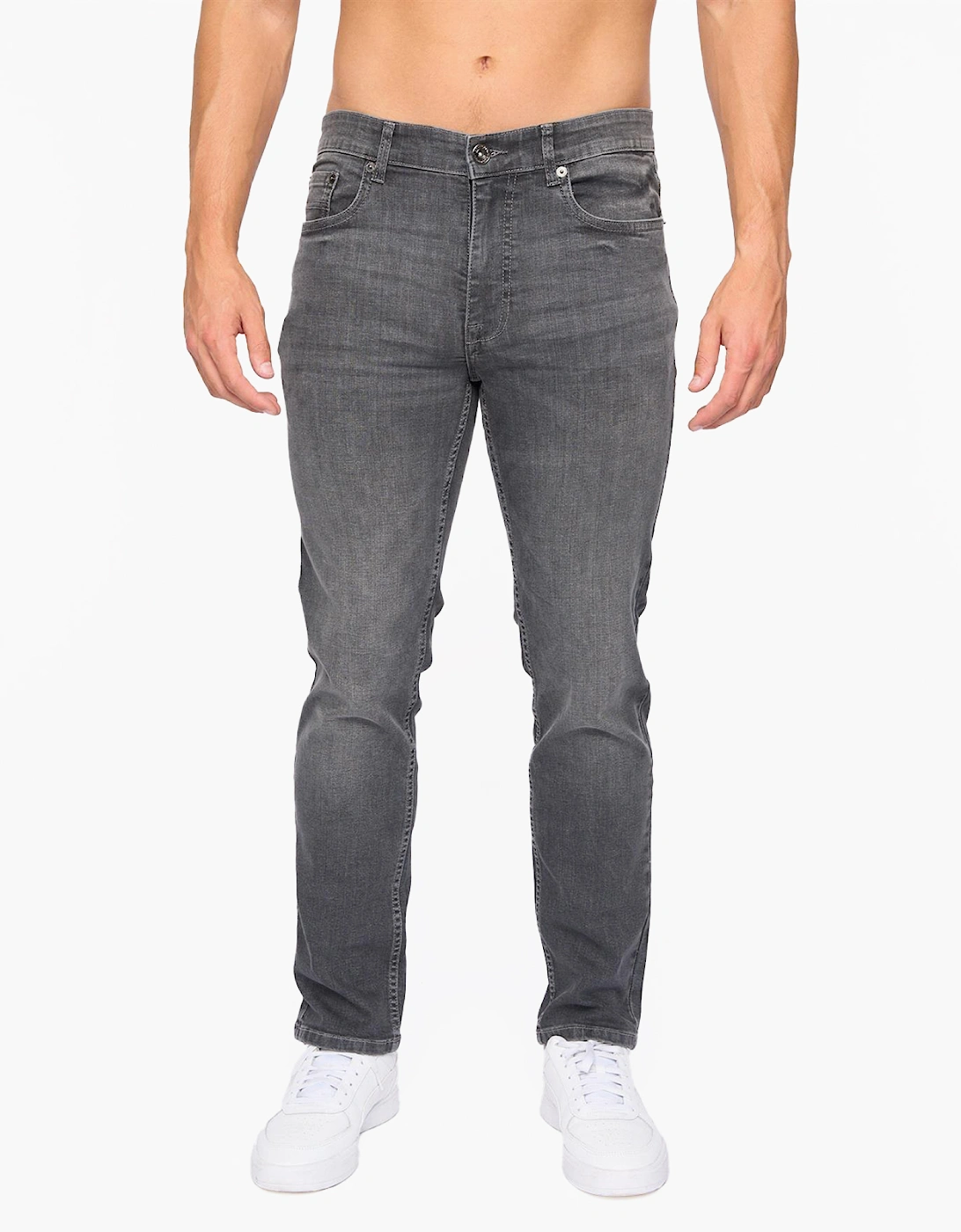 Bewley & Ritch Abingdon Slim Fit Jeans Mens Grey