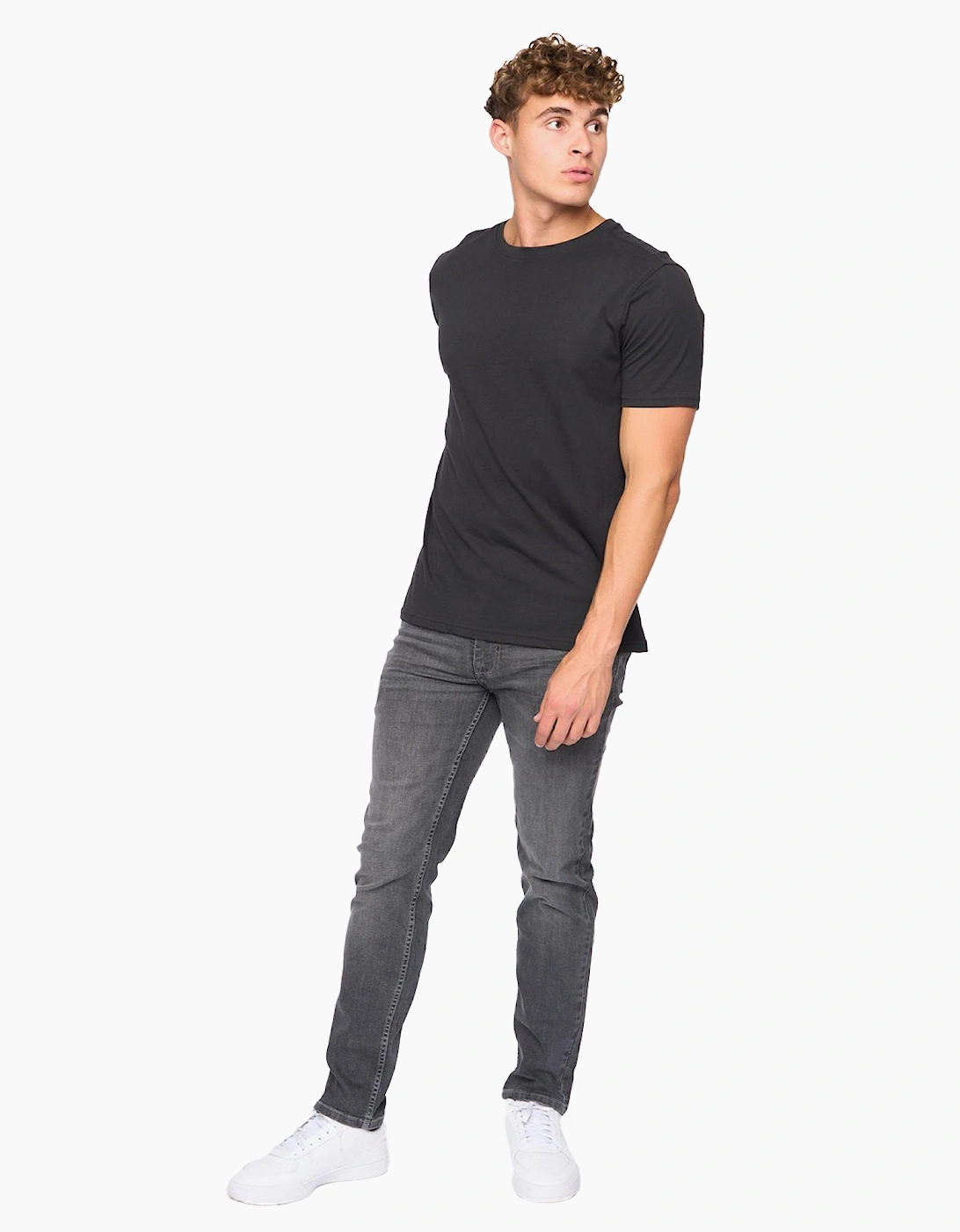 Bewley & Ritch Abingdon Slim Fit Jeans Mens Grey