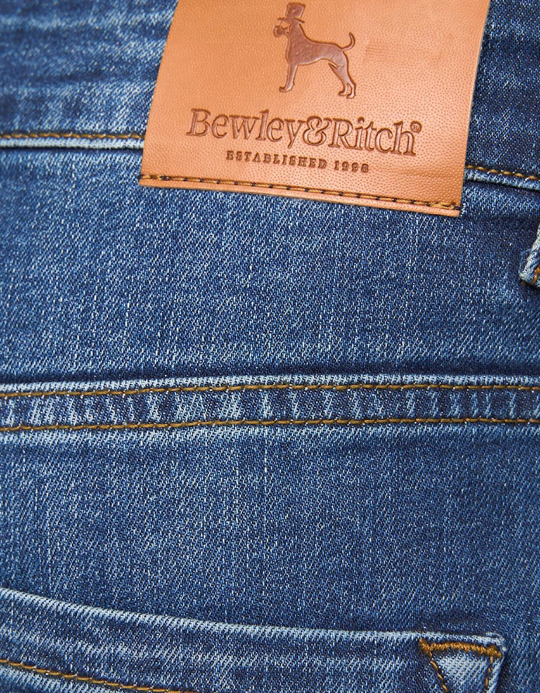 Bewley & Ritch Abingdon Slim Fit Mens Jeans Dark Wash