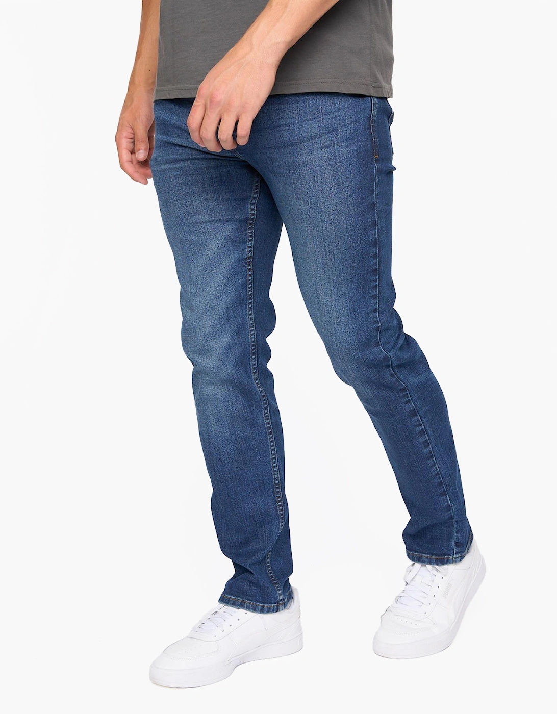 Bewley & Ritch Abingdon Slim Fit Mens Jeans Dark Wash