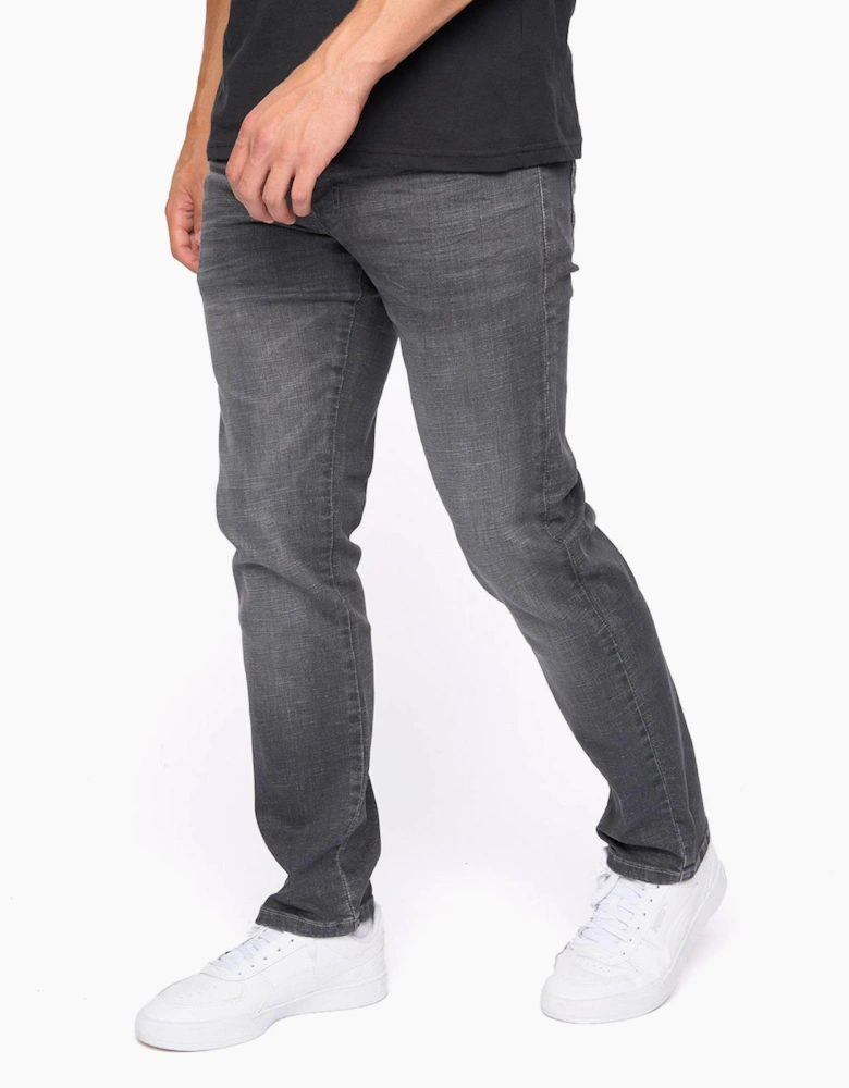 Bewley & Ritch Newbury Straight Fit Jeans Mens Grey Wash