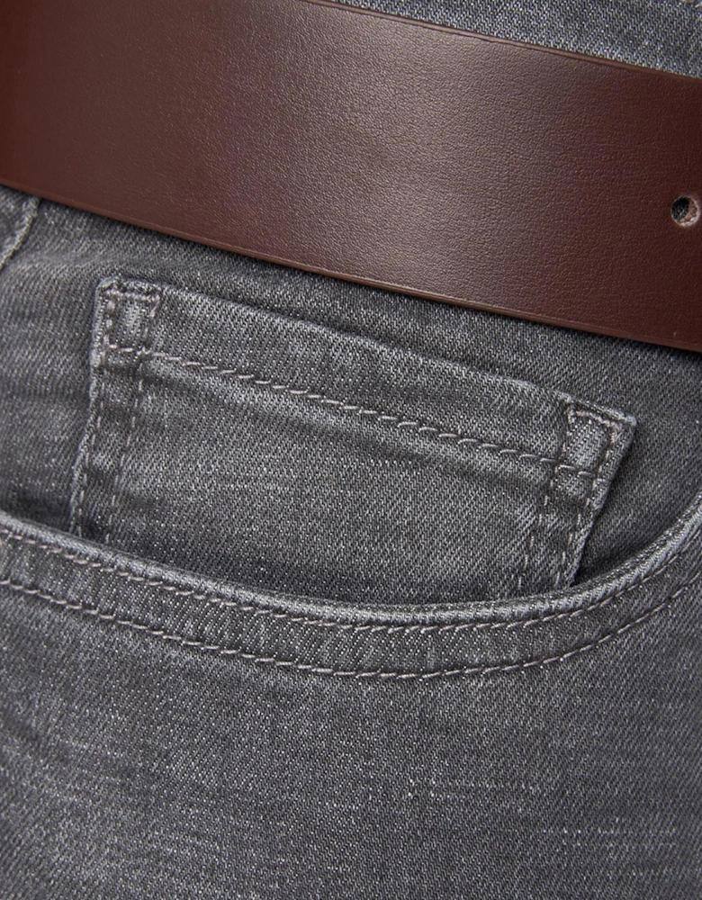 Bewley & Ritch Newbury Straight Fit Jeans Mens Grey Wash