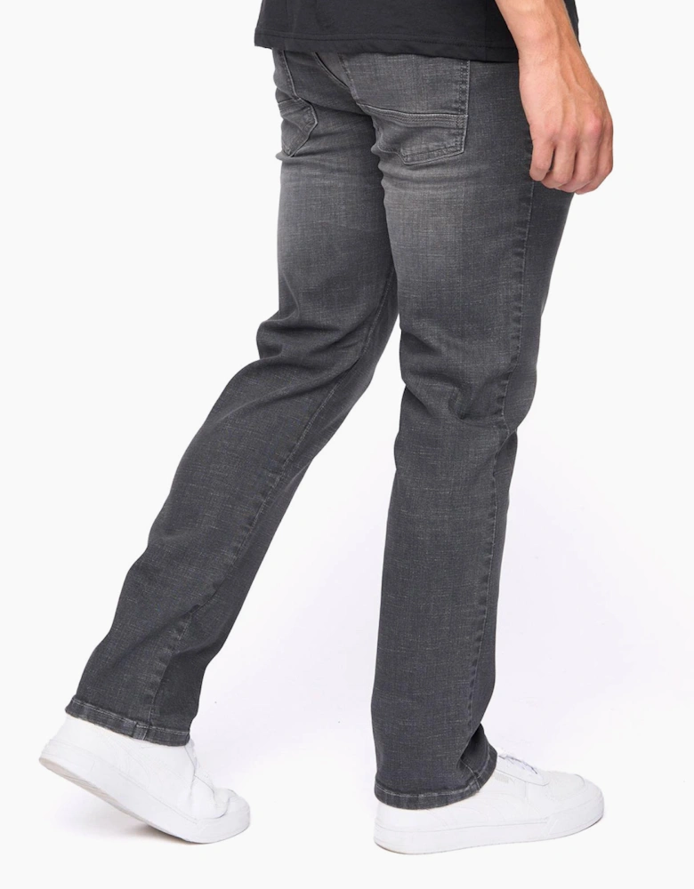 Bewley & Ritch Newbury Straight Fit Jeans Mens Grey Wash