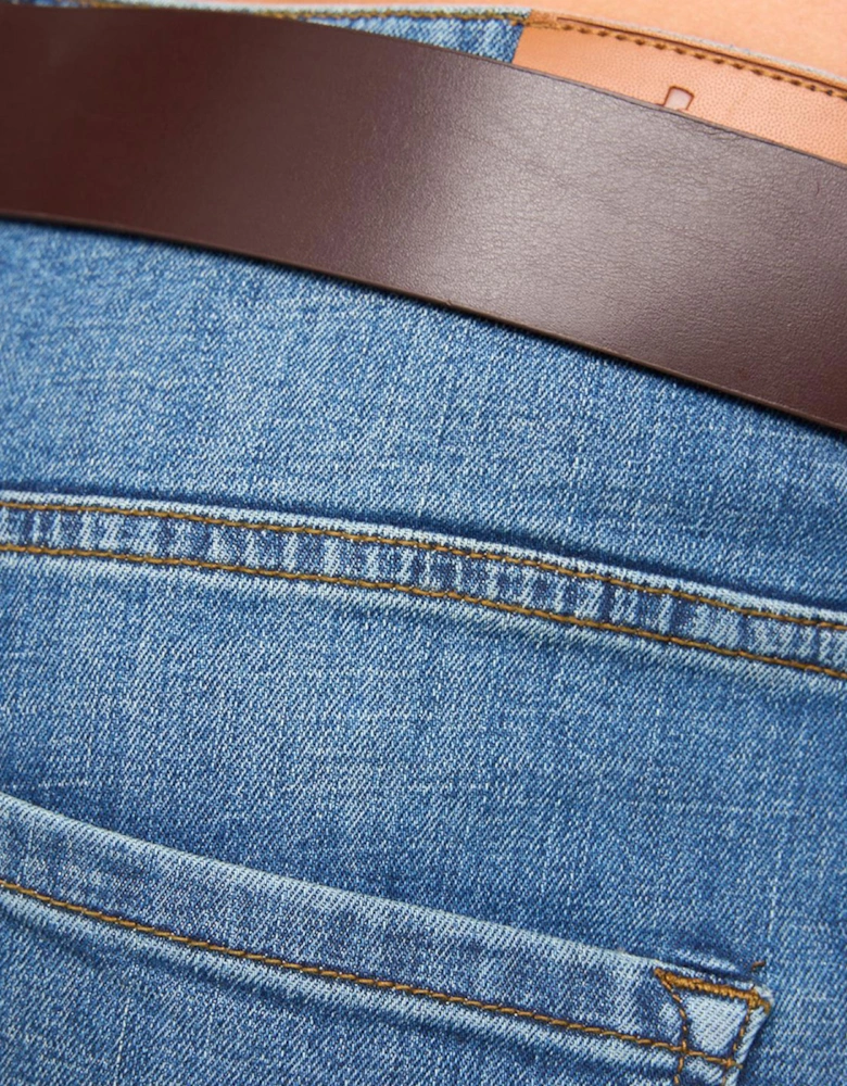 Bewley & Ritch Newbury Straight Fit Jeans Mens Mid Wash