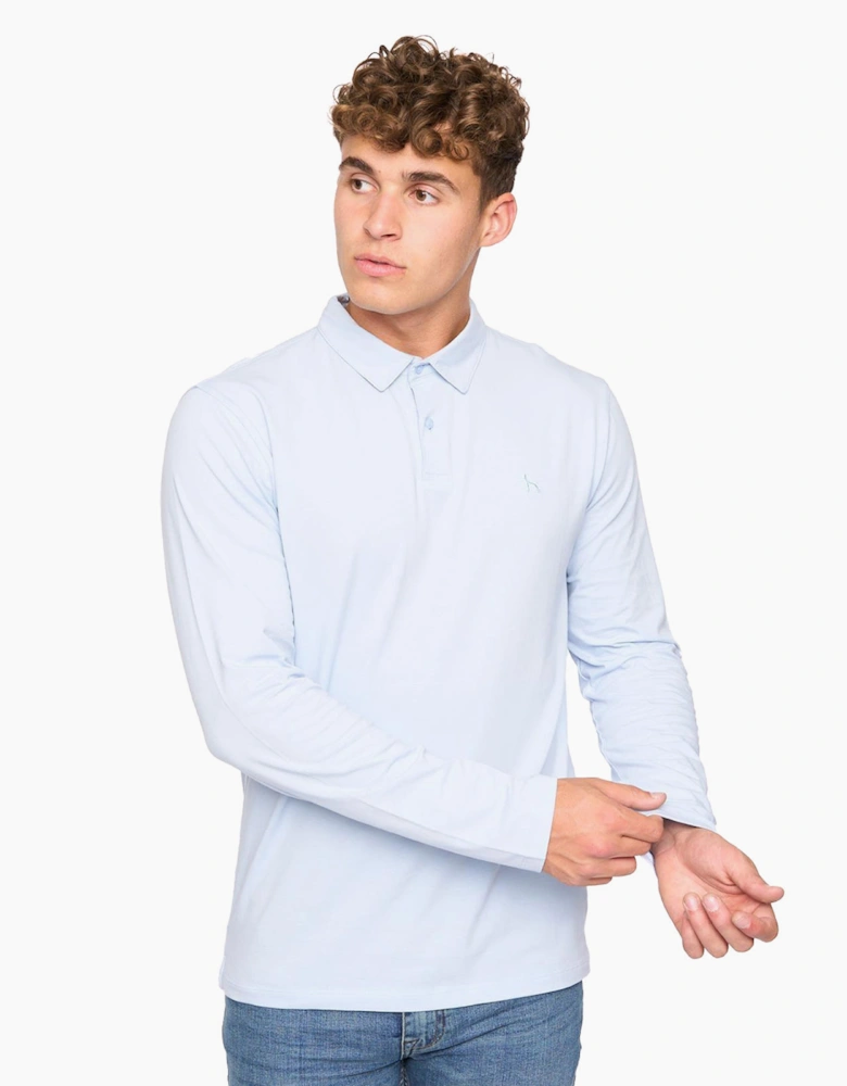 Bewley & Ritch Saperton Long Sleeve 3pk Polo Shirts Mens Assorted