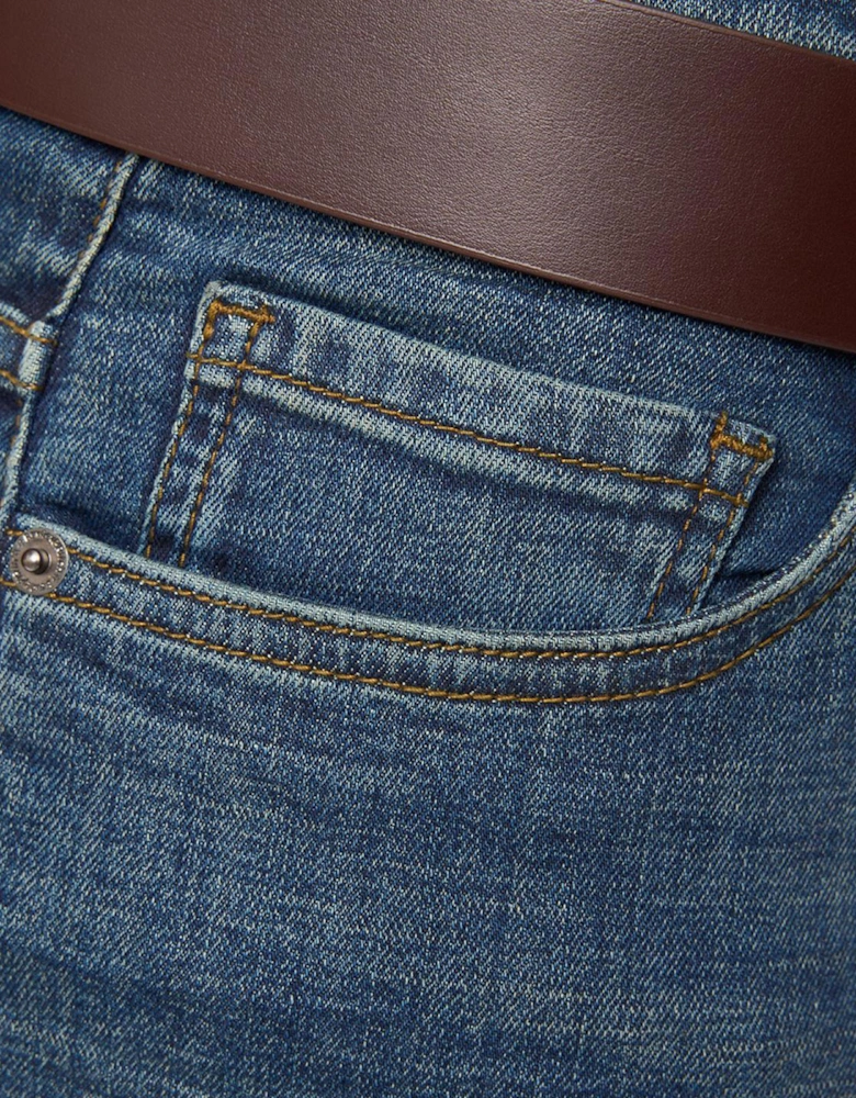 Bewley & Ritch Newbury Straight Fit Jeans Mens Dark Wash