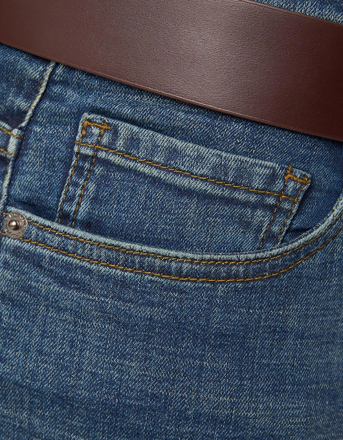 Bewley & Ritch Newbury Straight Fit Jeans Mens Dark Wash