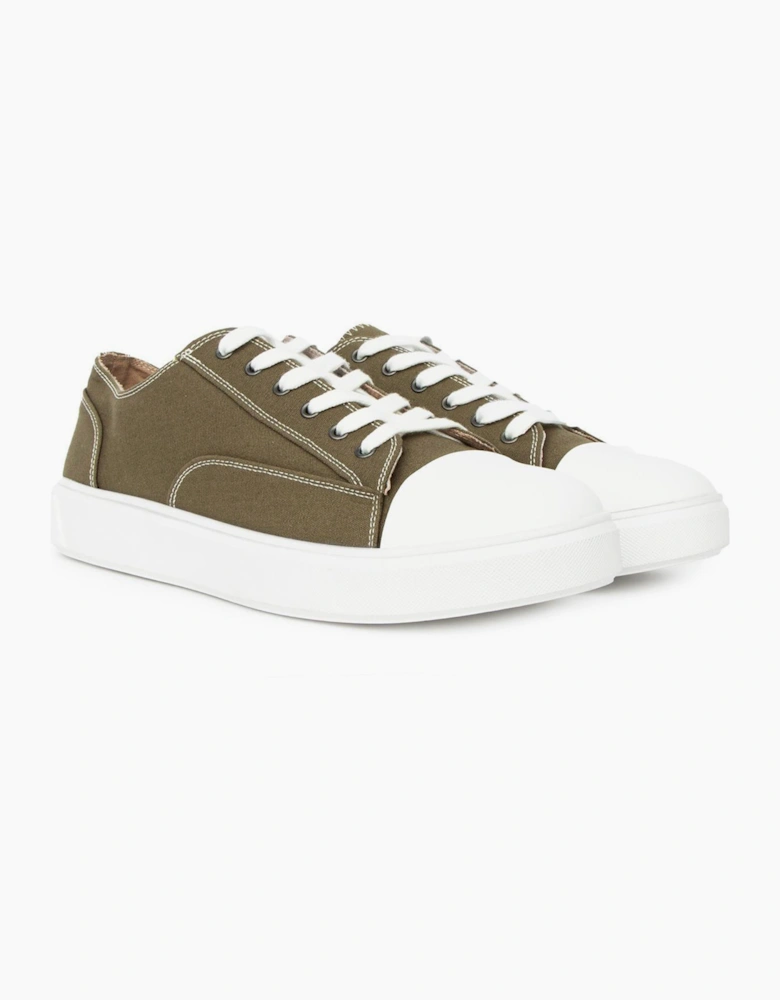 Duck And Cover Nesta Mens Trainers Khaki Green