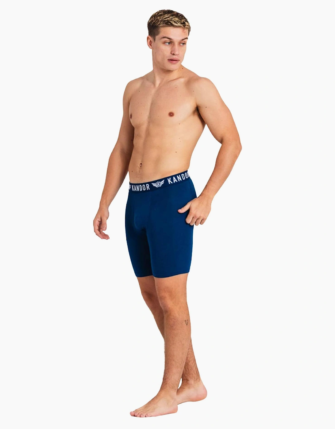 Kandor Bambuso Mens Boxers 3pk Blue / Red