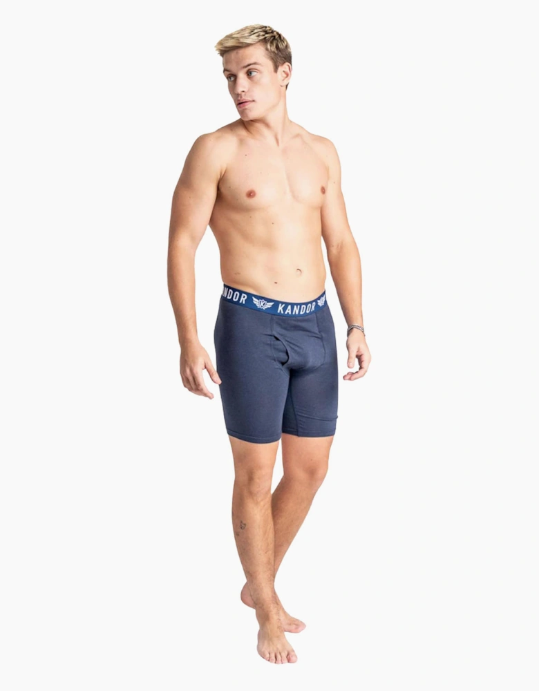 Kandor Bambuso Mens Boxers 3pk Blue / Red