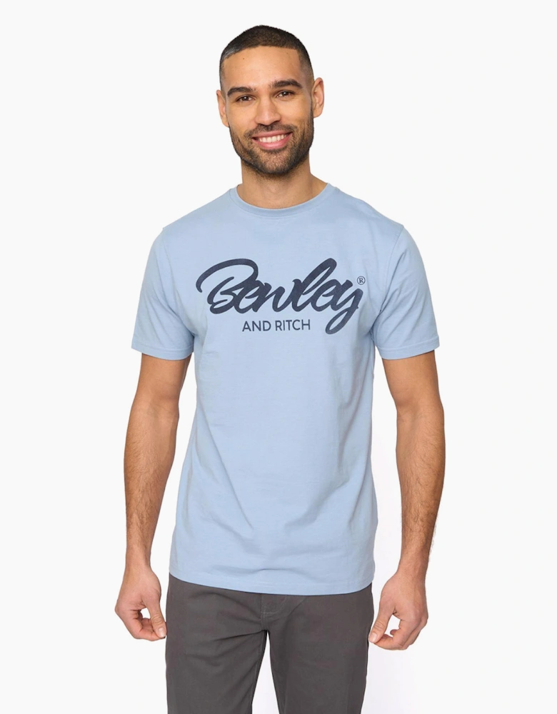 Bewley & Ritch Yardley Mens T-Shirt Blue