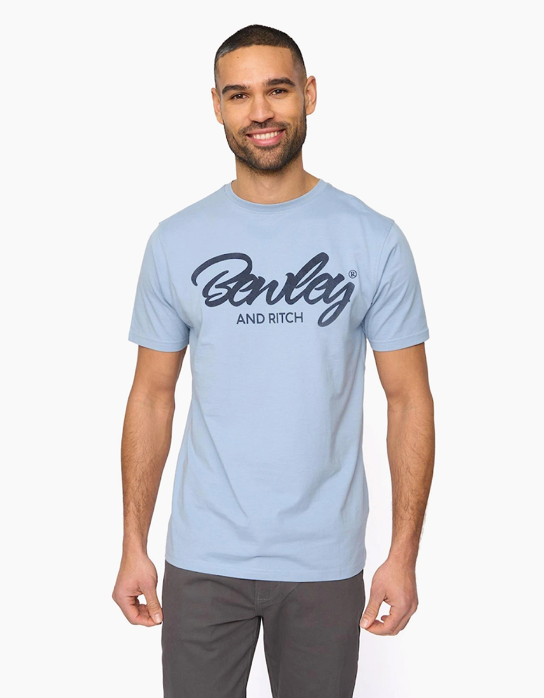 Bewley & Ritch Yardley Mens T-Shirt Blue
