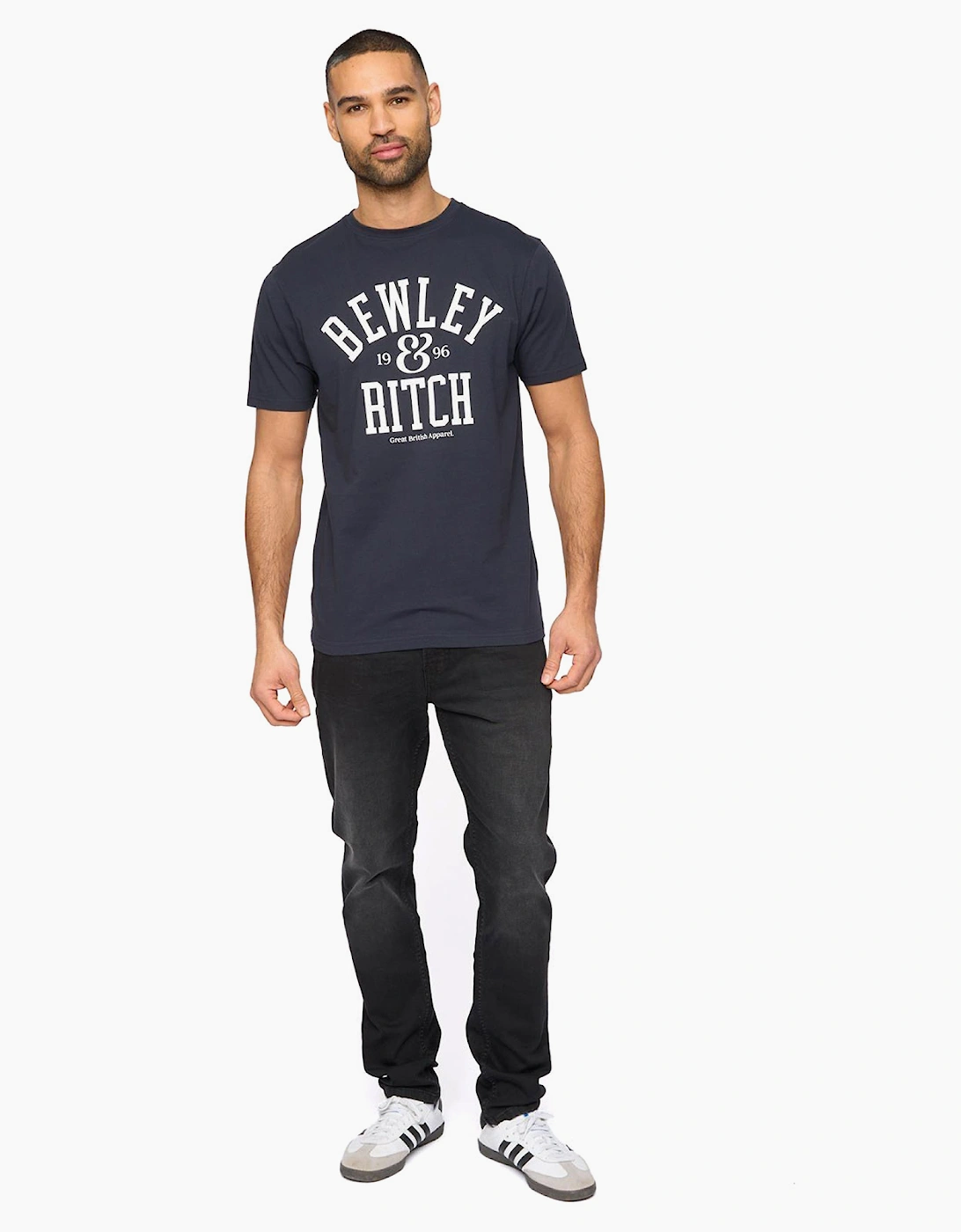 Bewley & Ritch Nuford Mens T-Shirt Navy