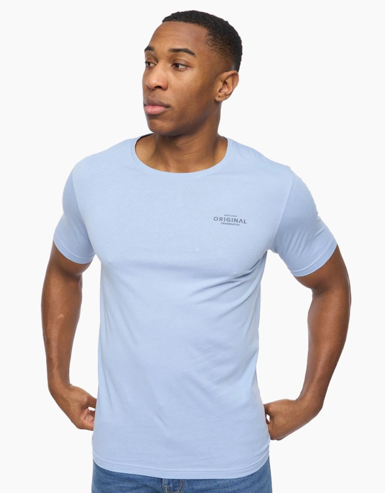 Crosshatch Basicblues Mens T-Shirt 5pk Muticolour / Assorted