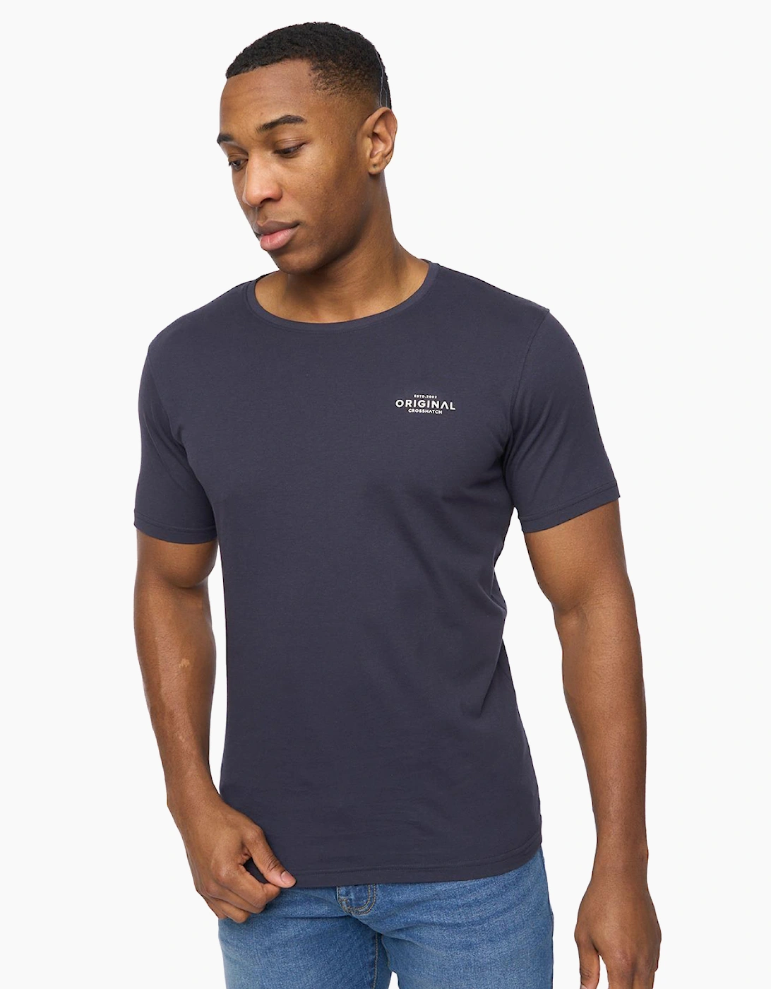 Crosshatch Basicblues Mens T-Shirt 5pk Muticolour / Assorted