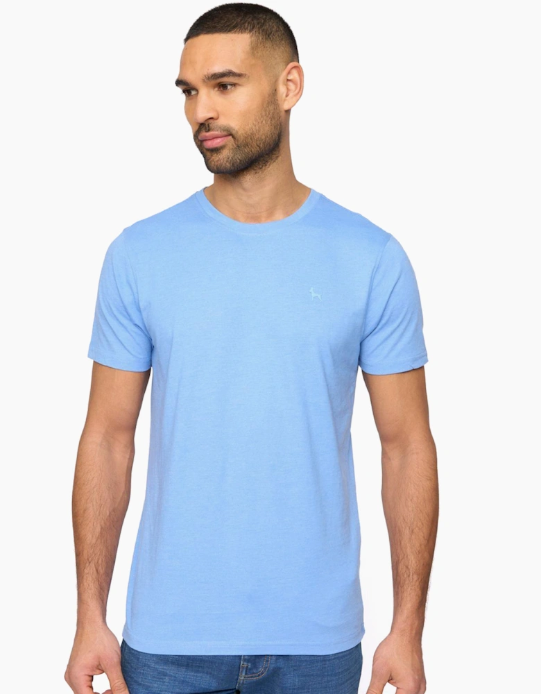 Bewley & Ritch Barlowe Mens T-Shirt Mid Blue Marl