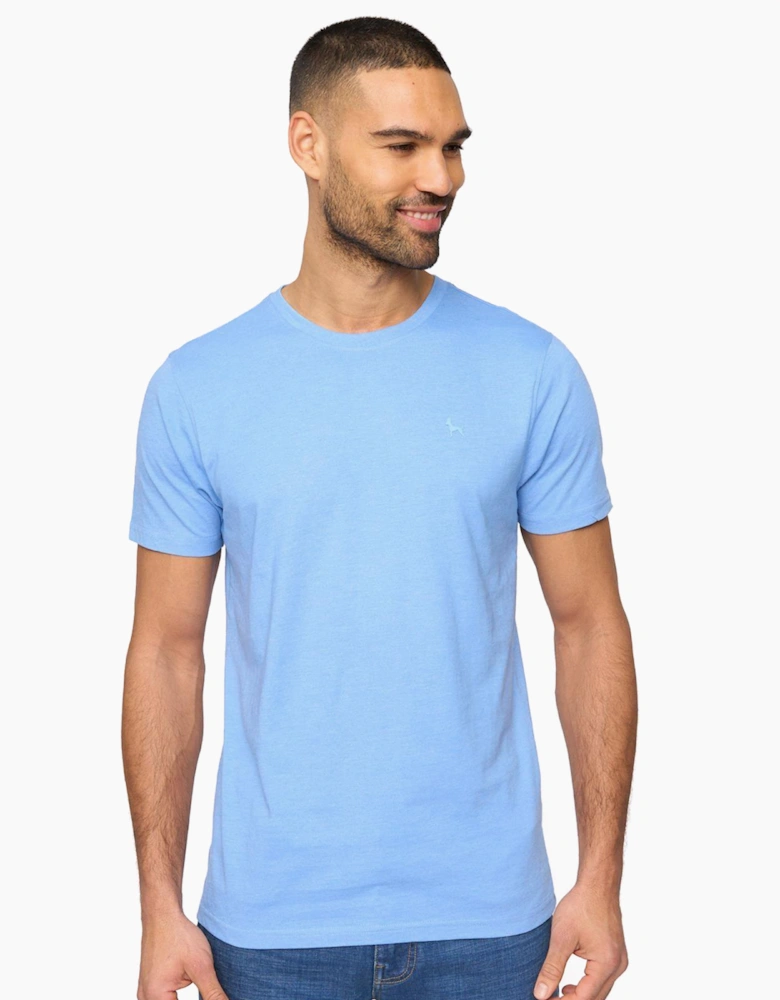Bewley & Ritch Barlowe Mens T-Shirt Mid Blue Marl
