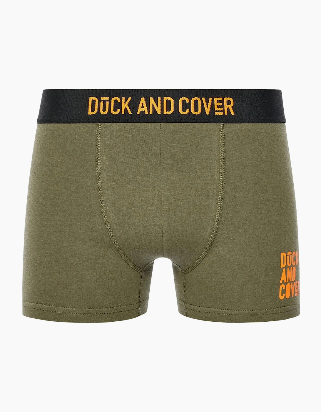 Duck And Cover Alizium Mens Boxers 3pk Green / Black