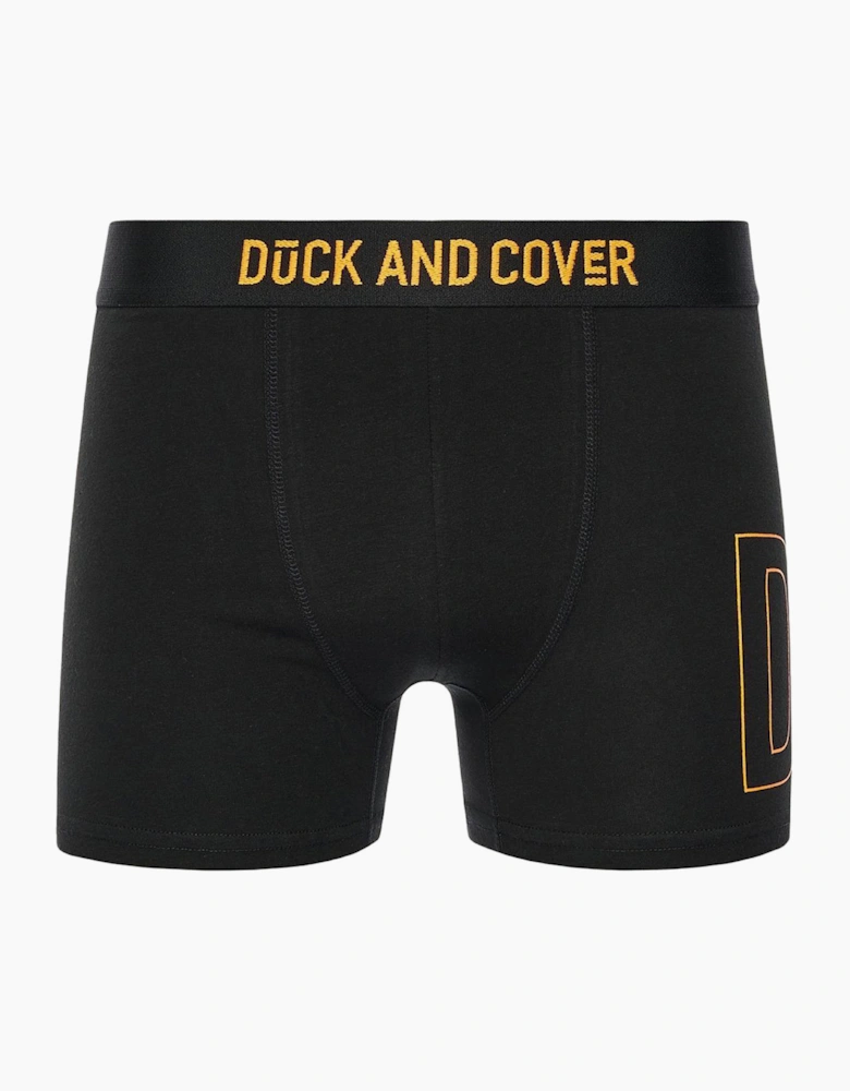 Duck And Cover Alizium Mens Boxers 3pk Green / Black
