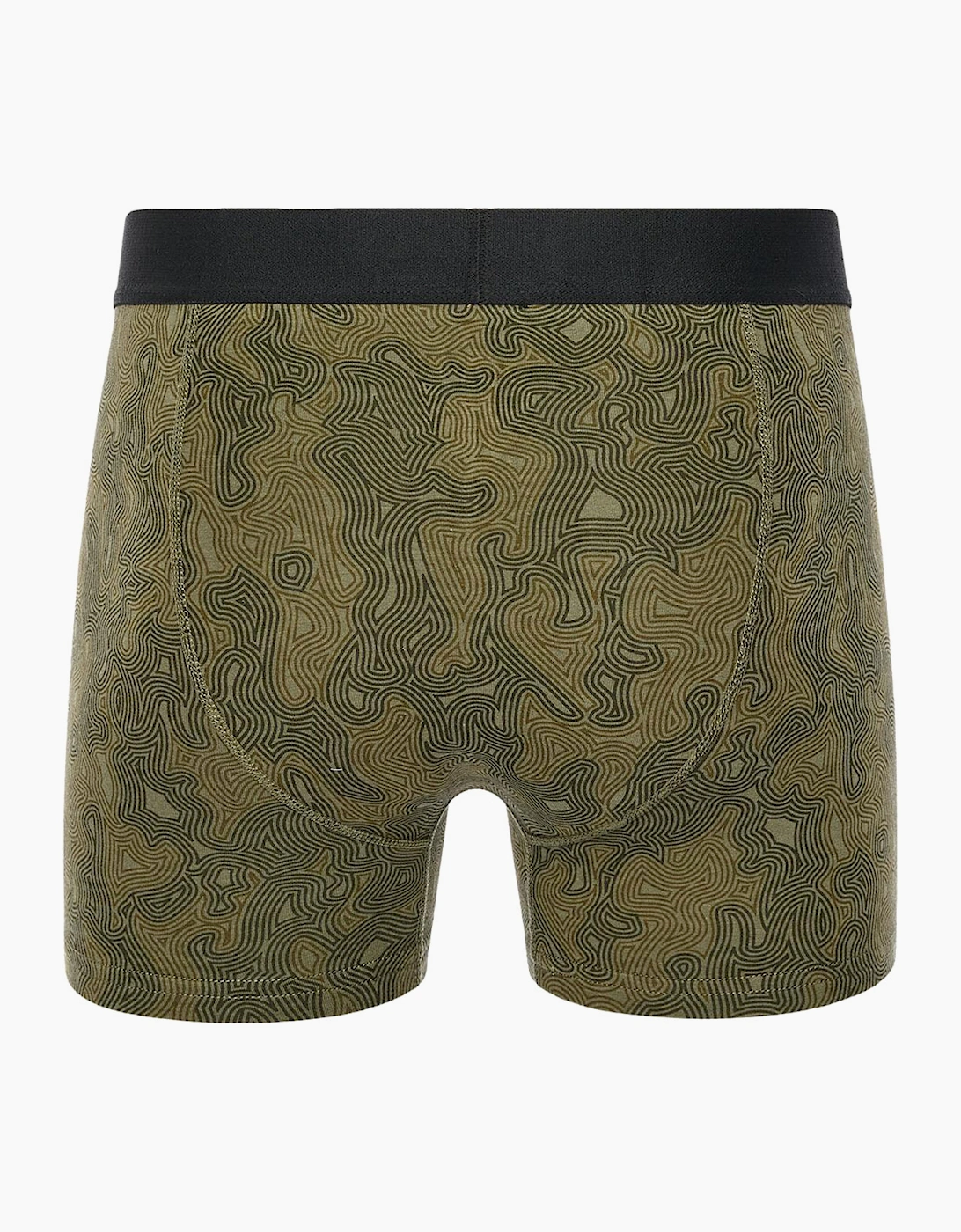 Duck And Cover Alizium Mens Boxers 3pk Green / Black