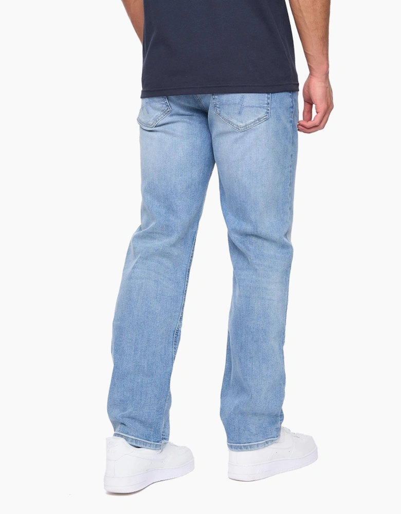 Henleys Breeze Mens Straight Fit Jeans Light Wash / Denim / Blue