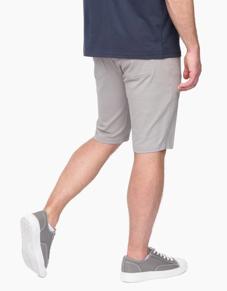 Duck And Cover Franztown Mens Chino Shorts Grey