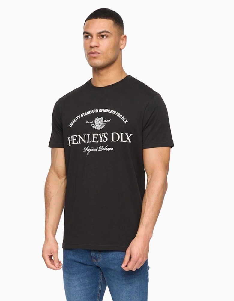 Henleys Henclose Mens T-Shirt Black