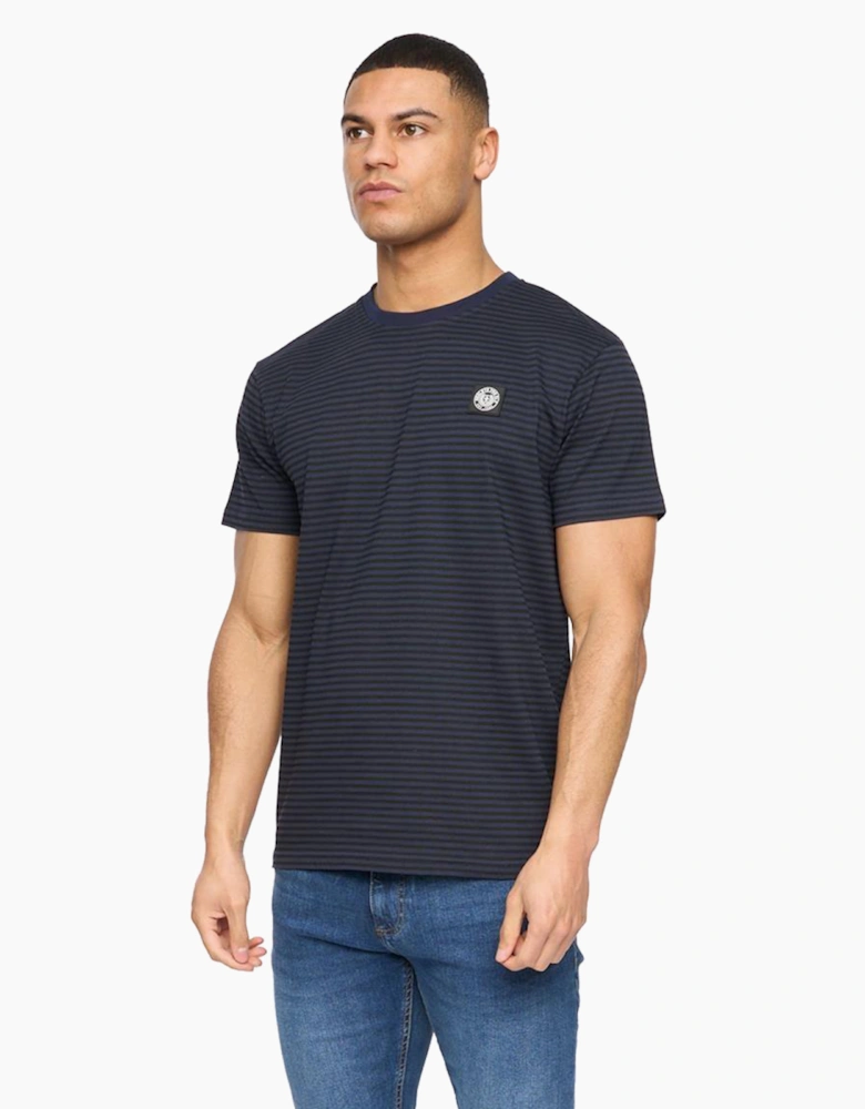 Henleys Henbrett Mens T-Shirt Navy / Black