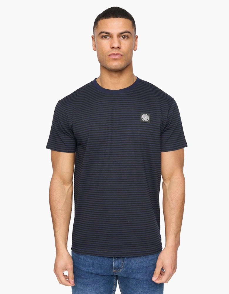 Henleys Henbrett Mens T-Shirt Navy / Black