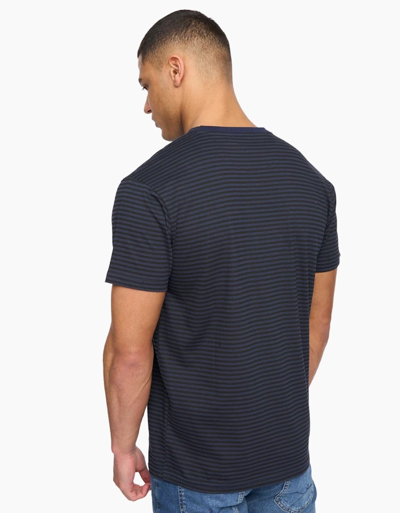 Henleys Henbrett Mens T-Shirt Navy / Black