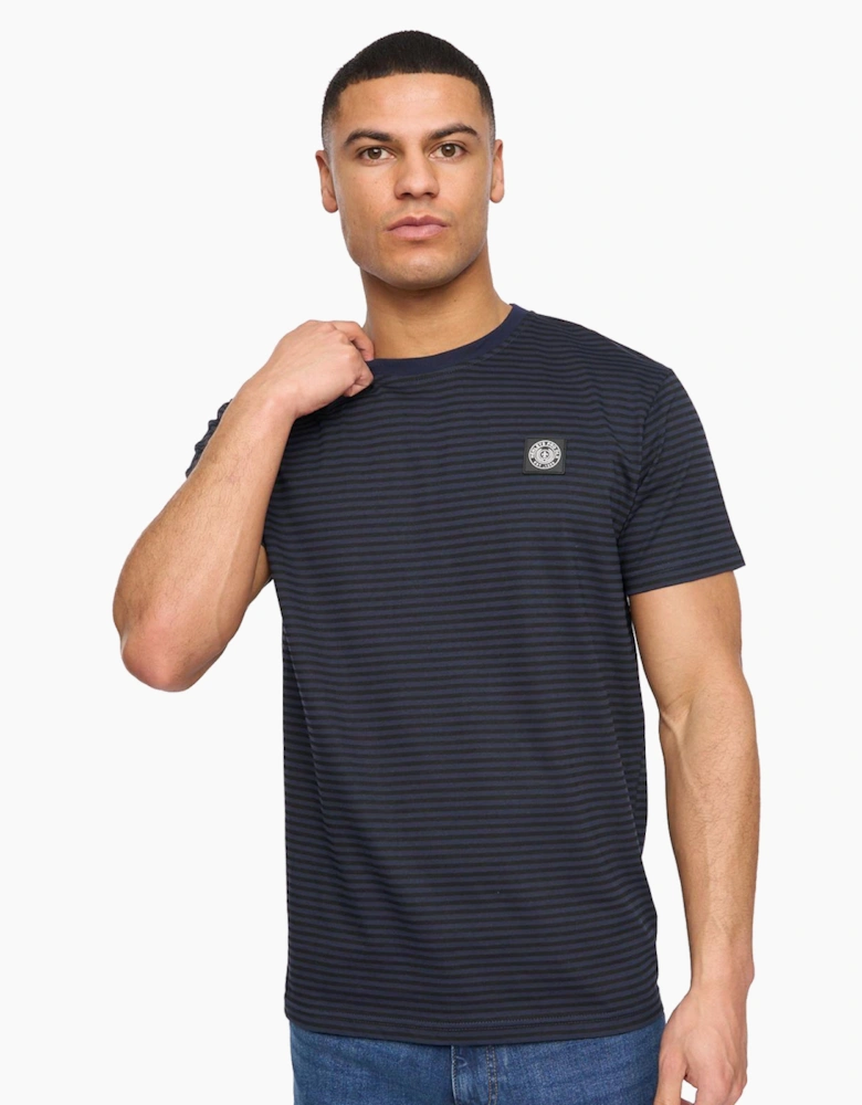 Henleys Henbrett Mens T-Shirt Navy / Black