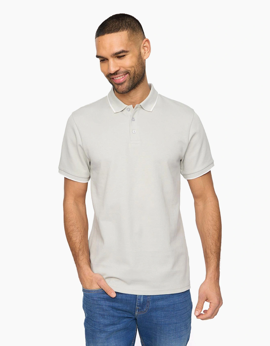 Bewley & Ritch Elverton Mens Polo Shirt Light Grey