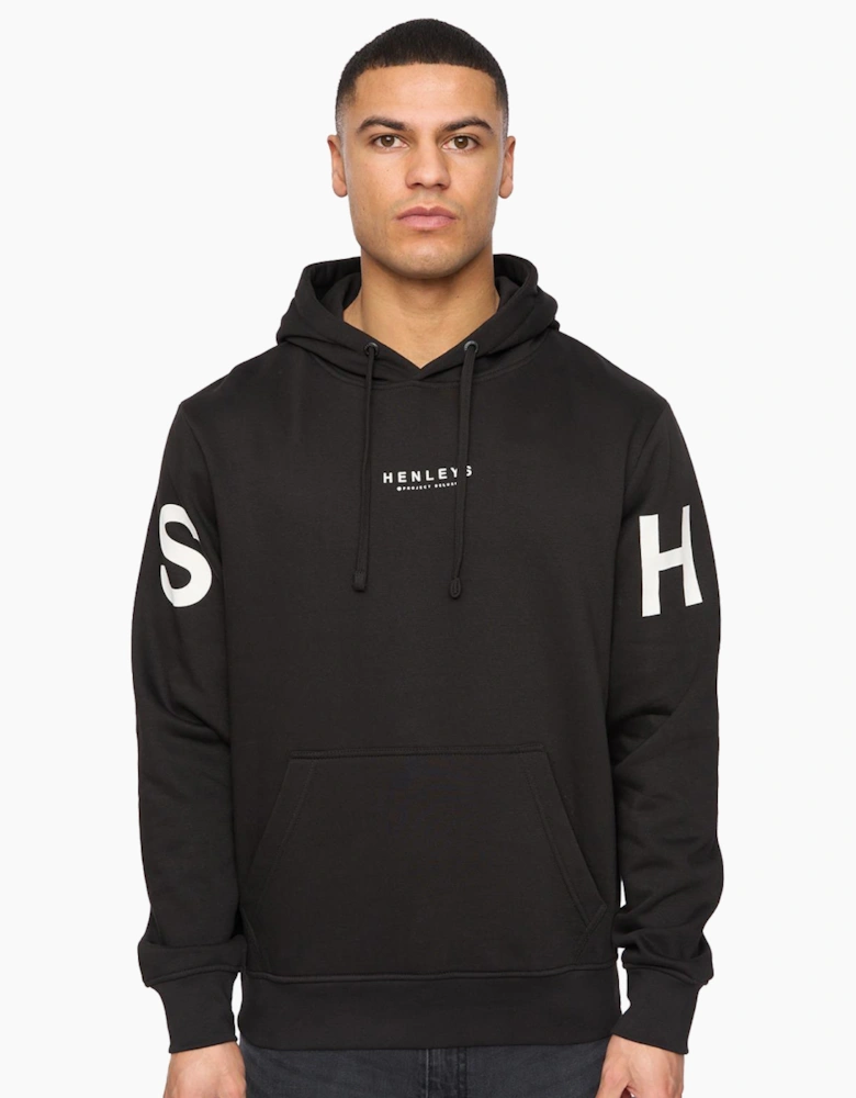 Henleys Hensleeve Mens Hoodie Black