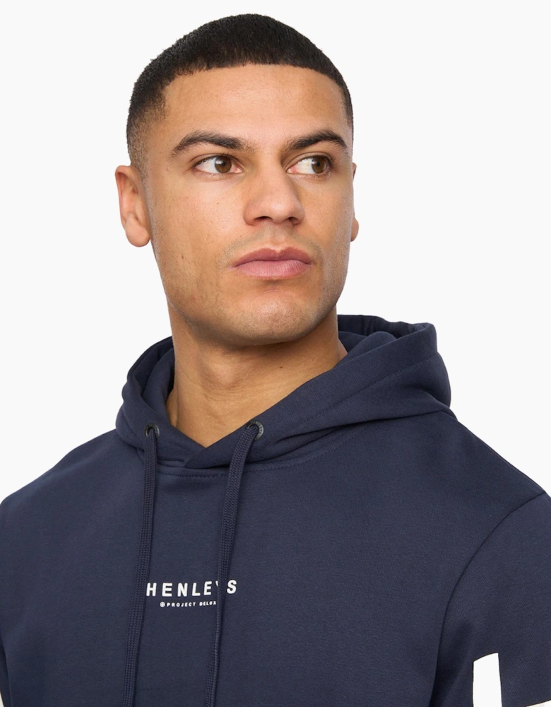 Henleys Hensleeve Mens Hoodie Navy