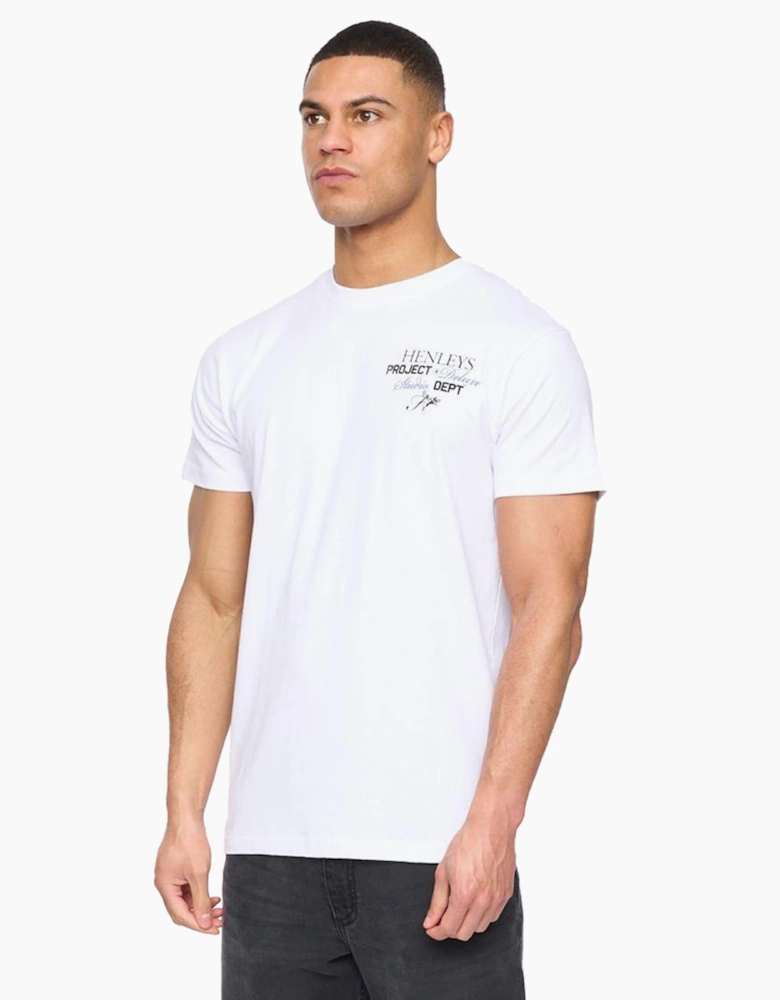 Henleys Hentitled Mens T-Shirt White