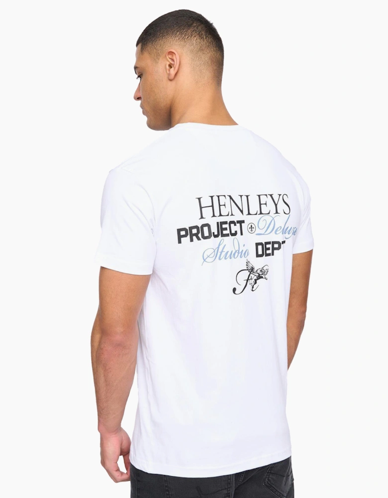 Henleys Hentitled Mens T-Shirt White