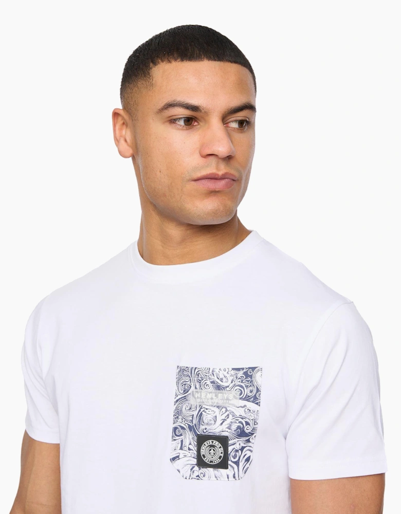 Henleys Henwave Mens T-Shirt White