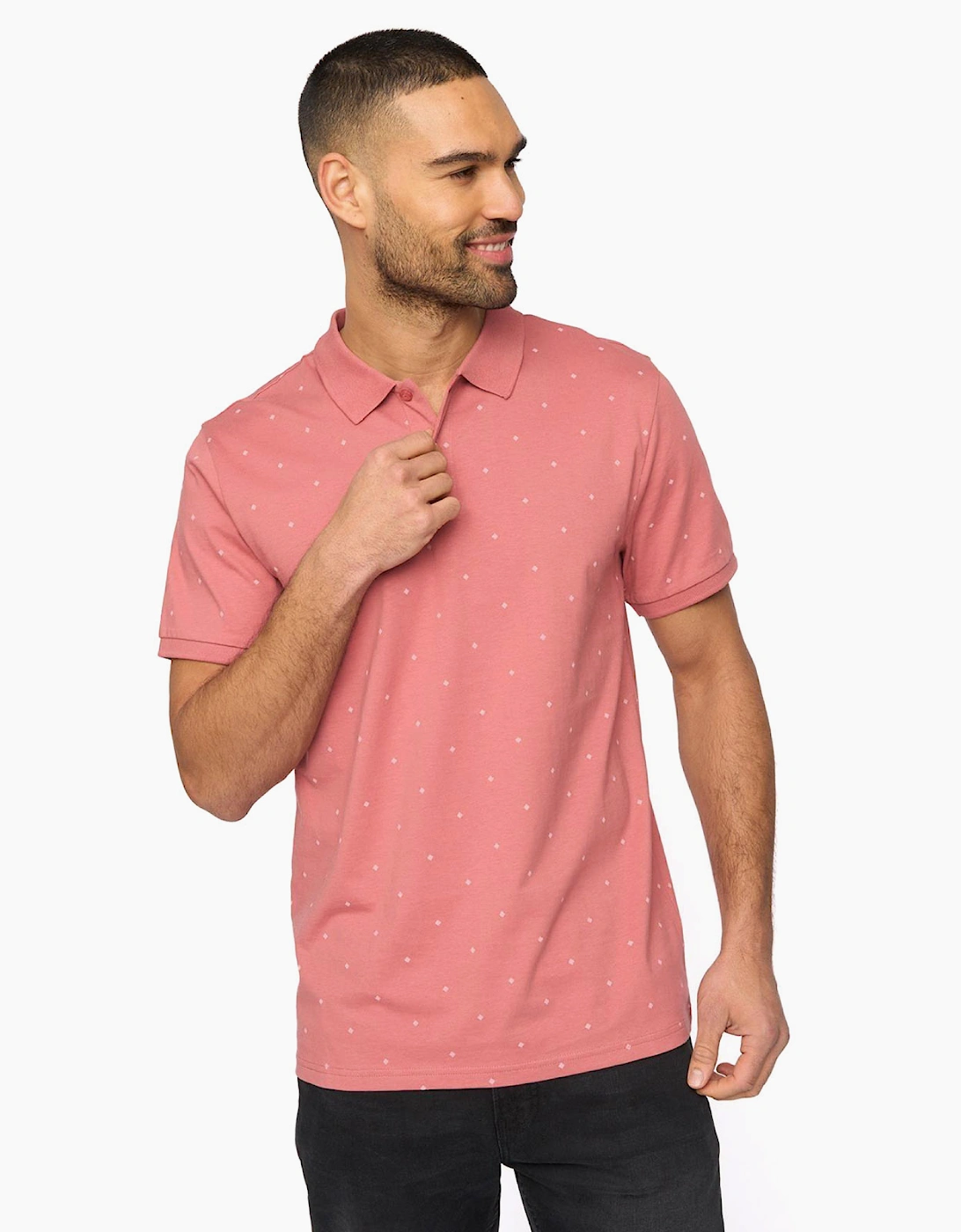 Bewley & Ritch Domray Mens Polo Shirt Pink