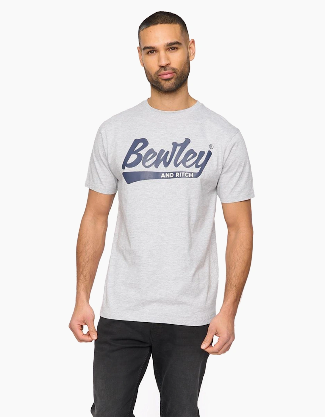 Bewley & Ritch Macklin Mens T-Shirt Light Navy
