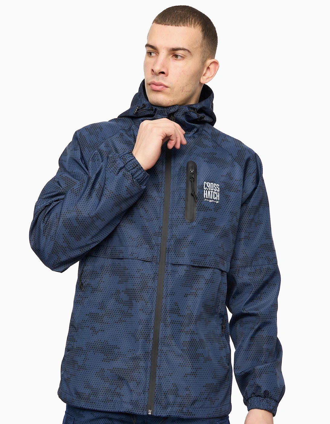 Crosshatch Janscore Mens Jacket Navy