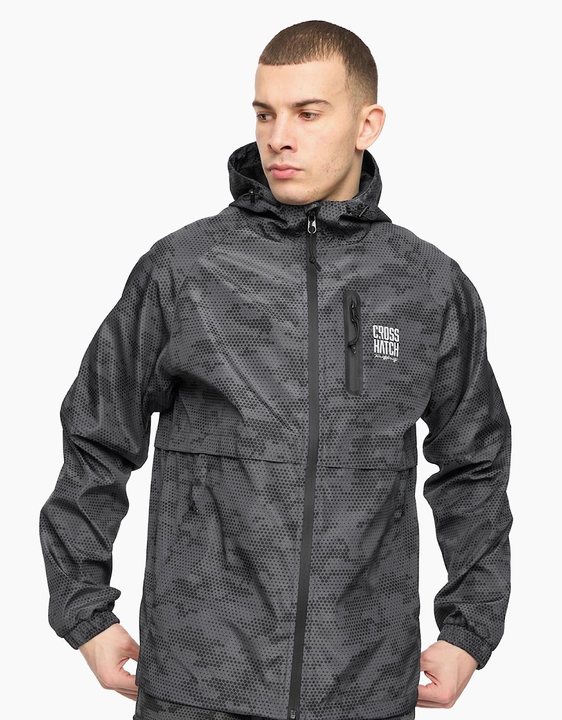 Crosshatch Janscore Mens Jacket Dark Grey