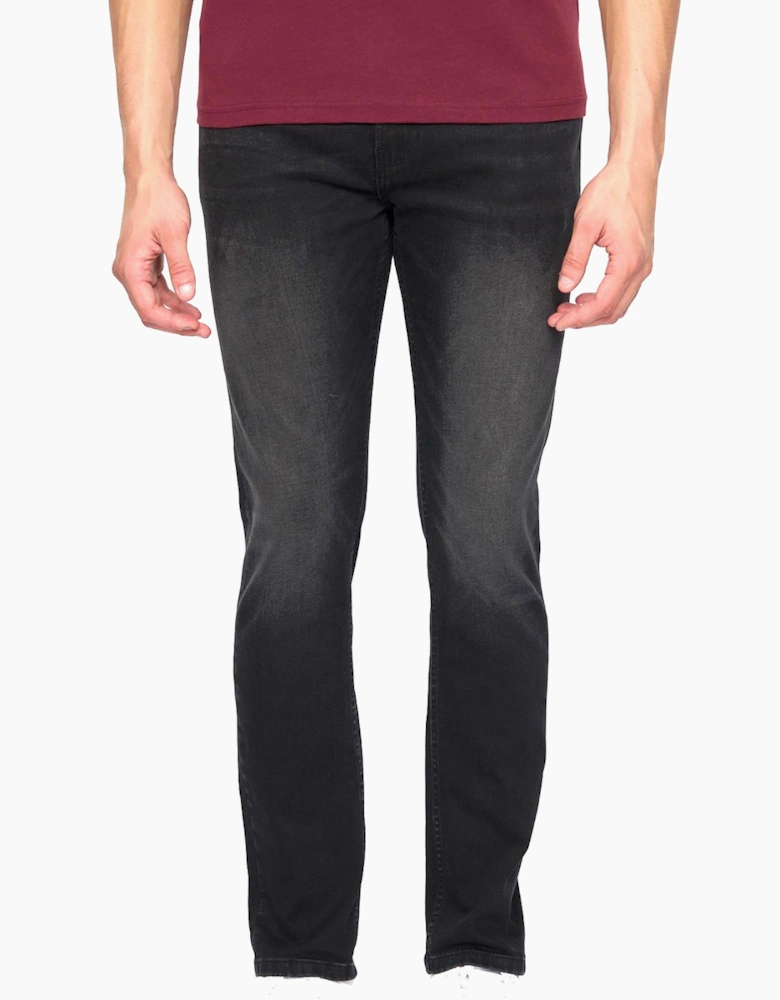 Duck And Cover Overburg Tapered Mens Jeans Black