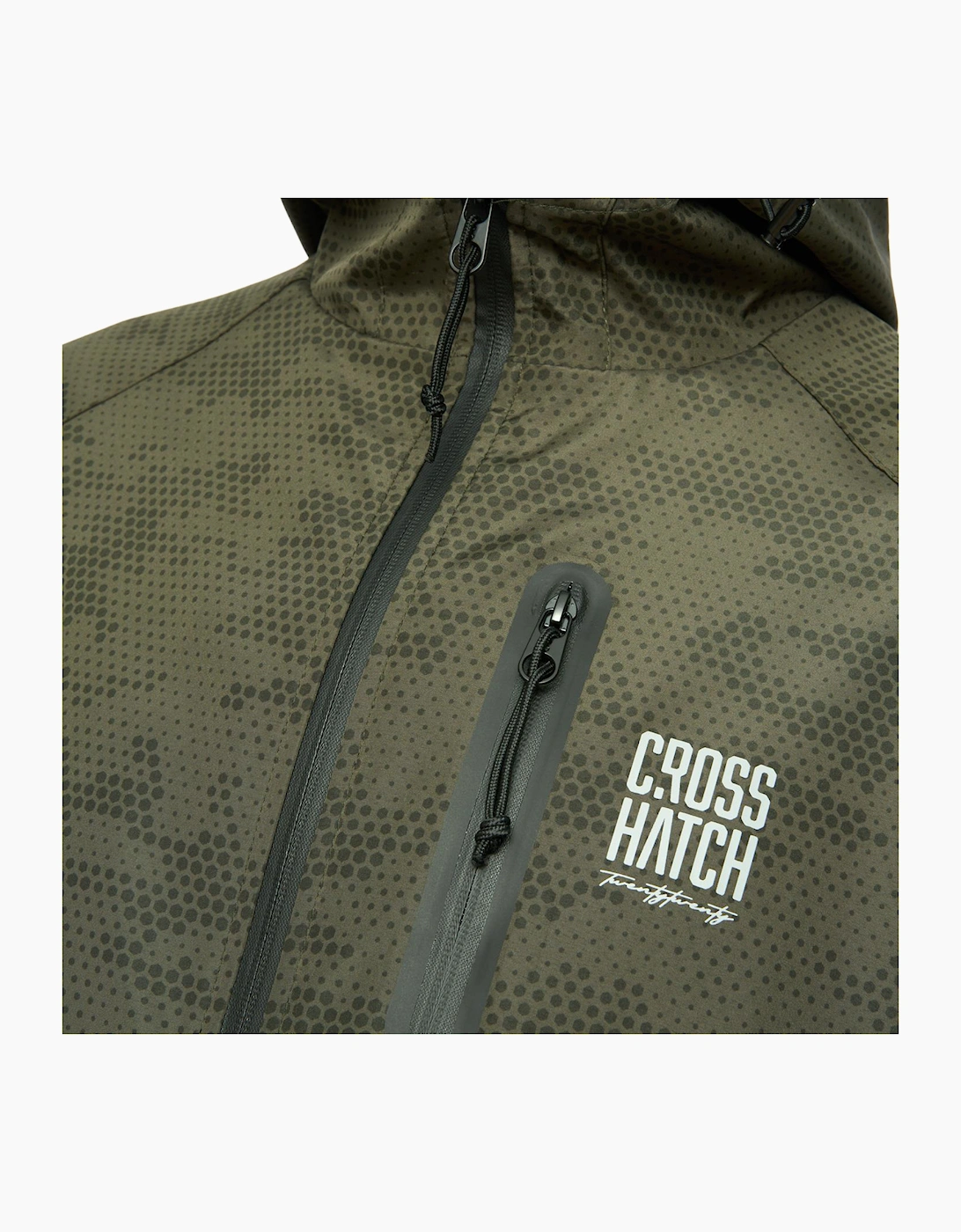 Crosshatch Janscore Mens Jacket Deep Olive