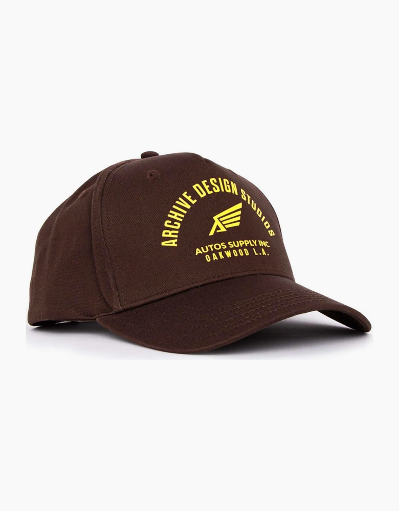 Archive Design Studios Oakwood Mens Cap Brown