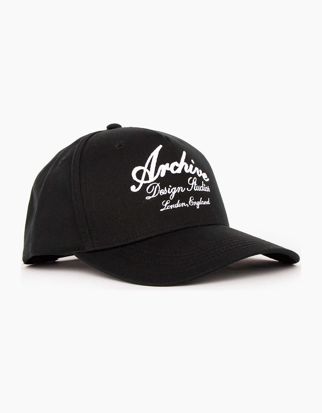 Archive Design Studios Script Mens Cap Black