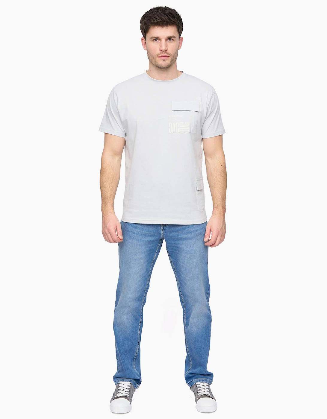 Duck And Cover Rushawn Relaxed Fit Mens Jeans Light Wash