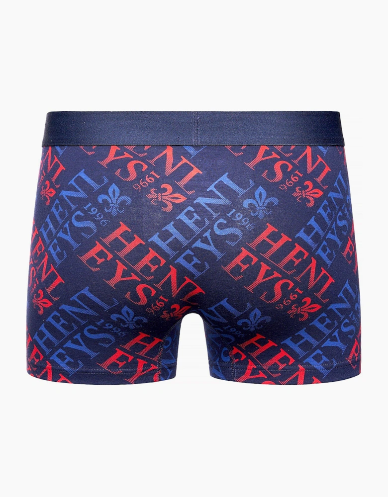 Henleys Rutlers Mens Boxers 3pk Navy / Red / Blue