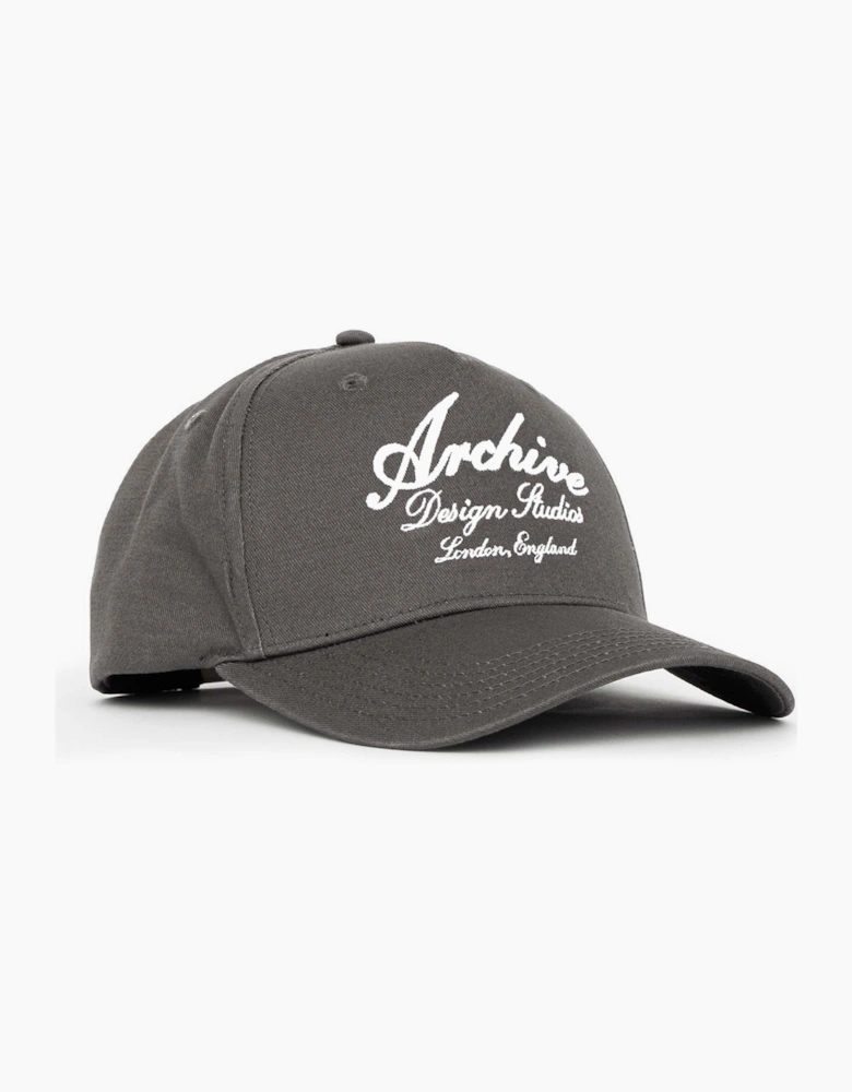 Archive Design Studios Script Mens Cap Grey