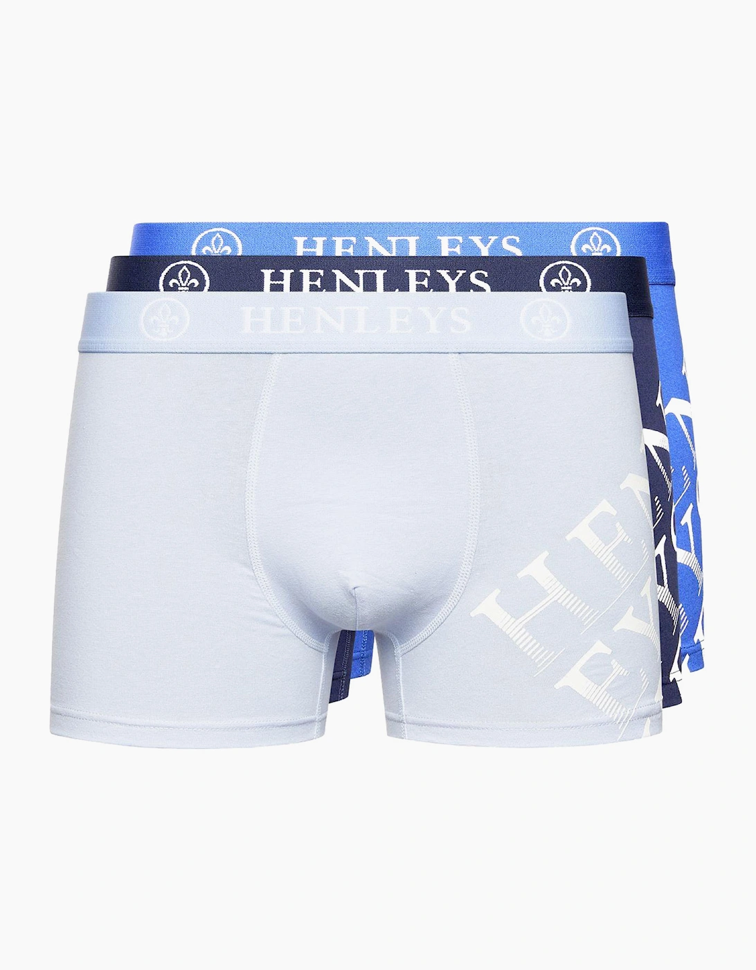 Henleys Men's Boxer Shorts 3-Pack Cotton Blend Underwear UK XL - Image 3