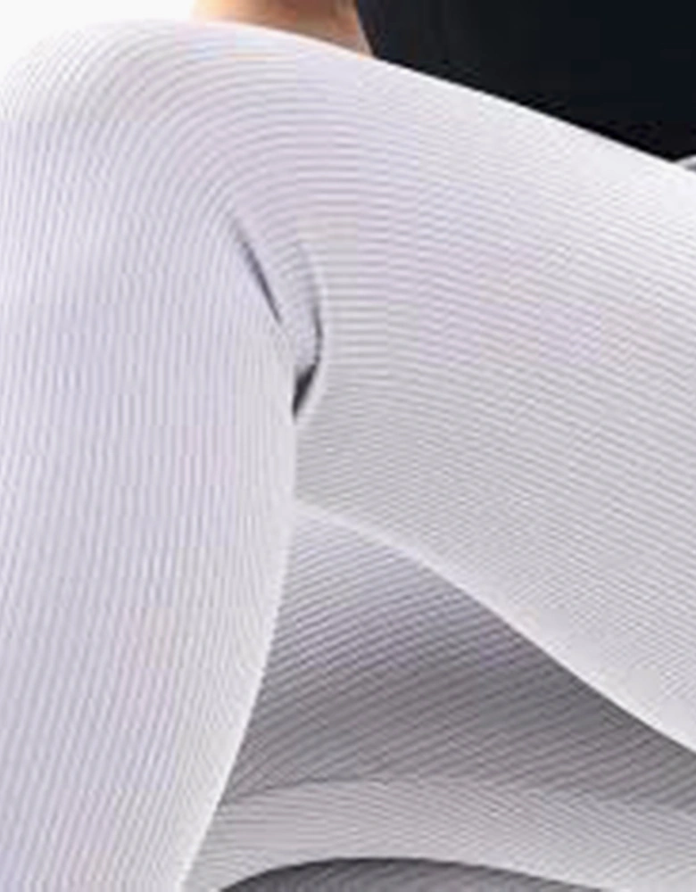 Lookus Zelal Ribbed Womens Leggings Grey